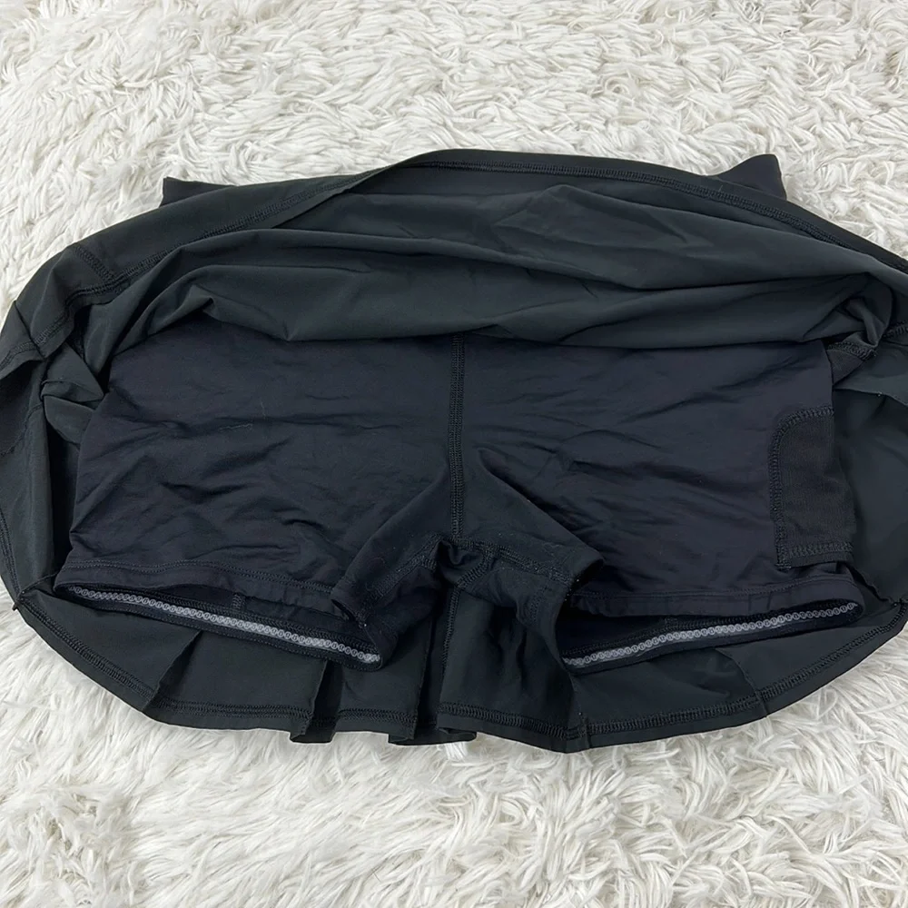 Lululemon Run: Pace Setter Skirt Black - Picture 4 of 9